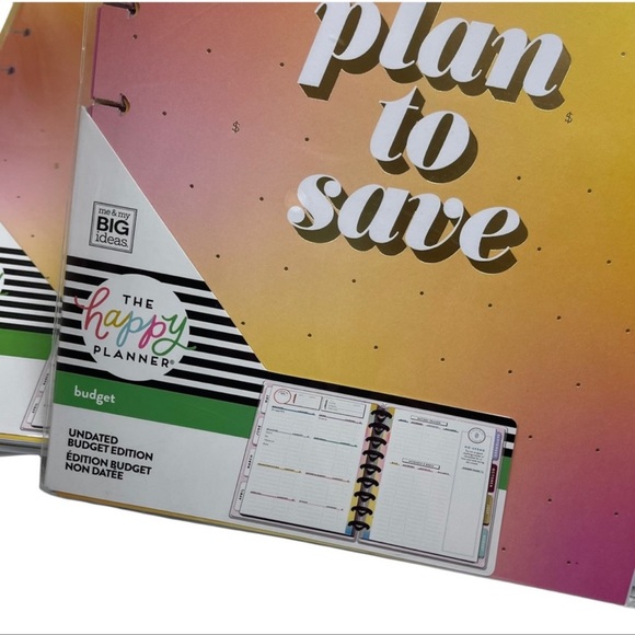 New In Package The Happy Planner/ Plan To Save - Picture 3 of 9